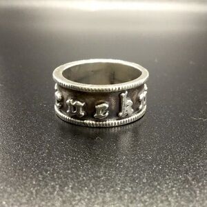 SOFFER ARI CUSTOM MADE RUCKUS CROSS STERLING SILVER BAND RING UNISEX SIZ…